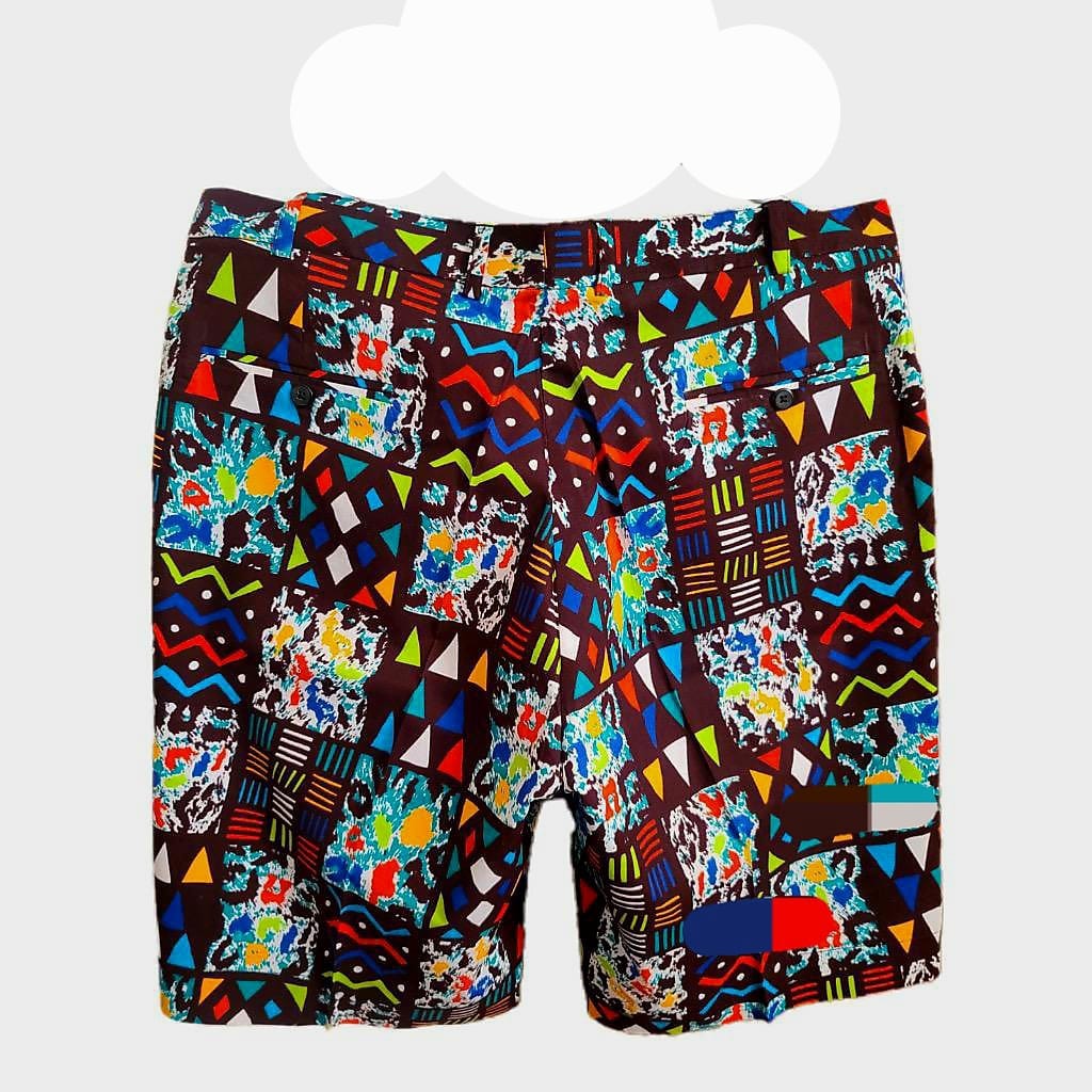 Men's African Print  Shorts